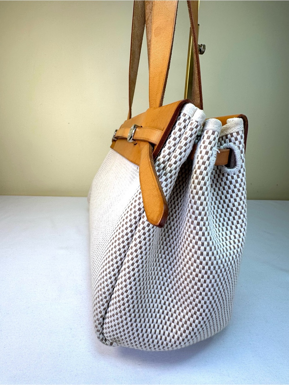 Hermes Square H 2004 Herbag 2-in-1 Set Interchangeable canvas bodies France COA - Picture 14 of 17